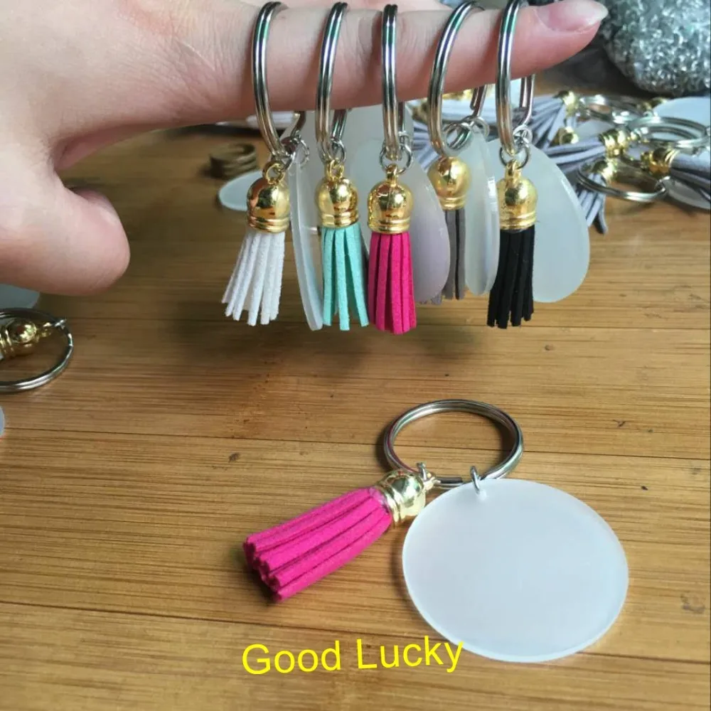 200pcs/lot China Factory Personalized Tassel keychain Fashion 7cm Round Monogram Blanks Clear Acrylic Keychain
200pcs/lot China Factory Personalized Tassel keychain Fashion 7cm Round Monogram Blanks Clear Acrylic Keychain