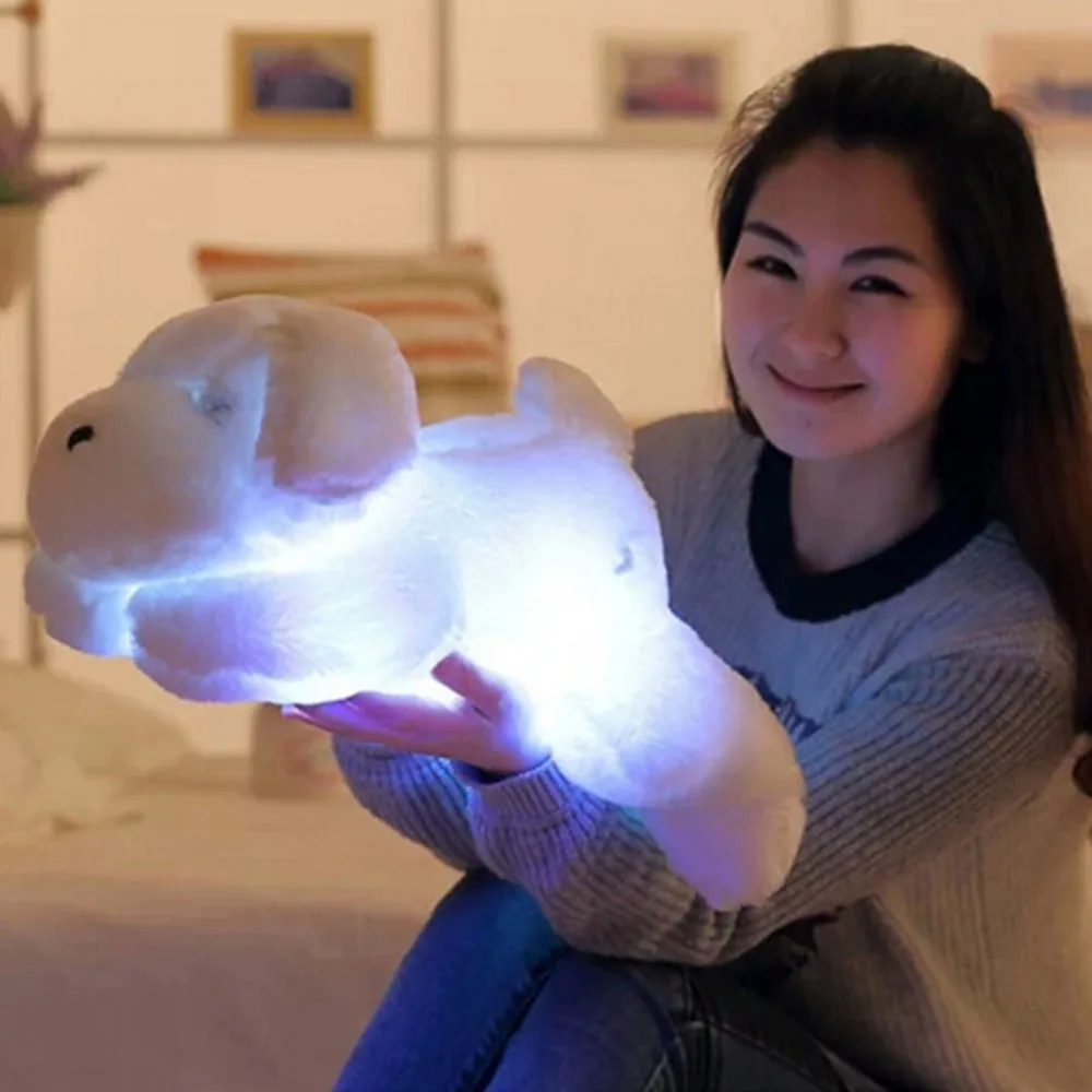 Hot LED Lovely Dog Stuffed and Plush Toys 30/50CM Length Creative Night Light Best Christmas Gifts for Kids and Friends#292723
Hot LED Lovely Dog Stuffed and Plush Toys 30/50CM Length Creative Night Light Best Christmas Gifts for Kids and Friends#292723