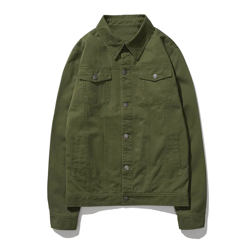 MORUANCLE Men Casual Jean Jackets Fashion Denim Trucker Jacket Outerwear For Male Solid Color 100% Cotton Army Geen Black
MORUANCLE Men Casual Jean Jackets Fashion Denim Trucker Jacket Outerwear For Male Solid Color 100% Cotton Army Geen Black