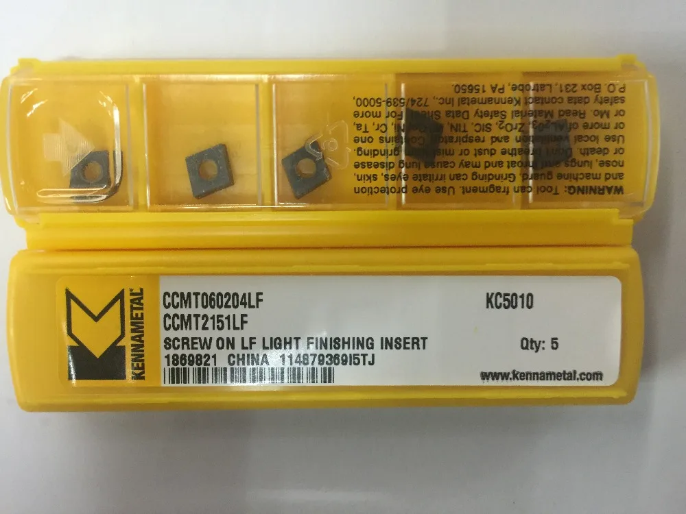 5pcs CCMT060204LF KC5010 carbide inserts free shipping! | Инструменты