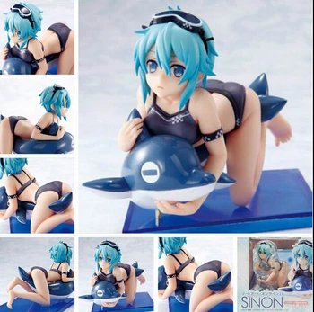 Chara-Ani Sword Art Online ALO GGO Asada Shino Figure Sinon Swimsuit Bikini Dolphin Version 8.5CM PVC Anime Doll Model Toys 
Chara-Ani Sword Art Online ALO GGO Asada Shino Figure Sinon Swimsuit Bikini Dolphin Version 8.5CM PVC Anime Doll Model Toys