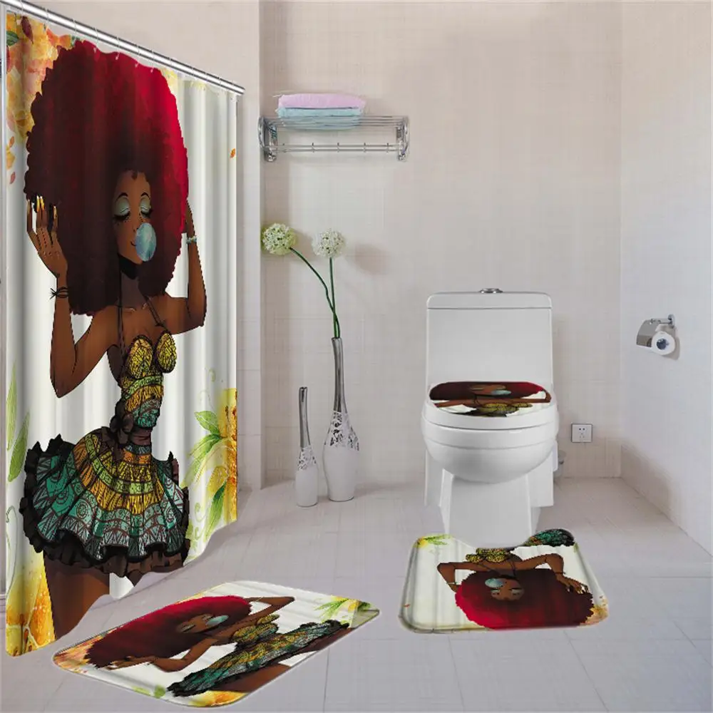 4Pcs Bath Mat Set Bathroom Mat Set Contour Rug Toilet Lid Cover Non Slip Toilet Polyester Cover Mat Set Bathroom Shower Curtain
4Pcs Bath Mat Set Bathroom Mat Set Contour Rug Toilet Lid Cover Non Slip Toilet Polyester Cover Mat Set Bathroom Shower Curtain
