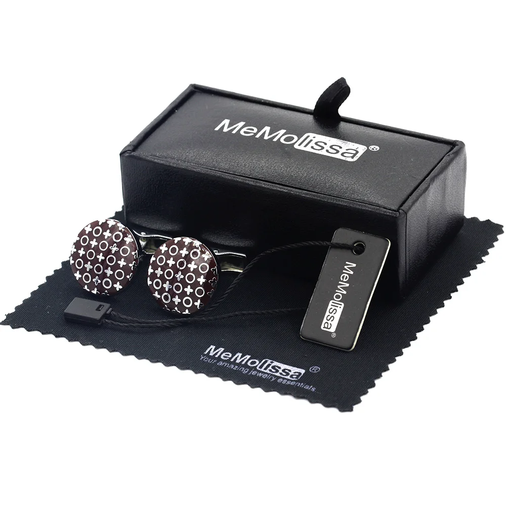 MeMolissa Display Box Cufflinks Luxury Cufflinks Silver with Brown Enamel Cufflinks High-grade Jewelry Free Tag & Wipe Cloth
MeMolissa Display Box Cufflinks Luxury Cufflinks Silver with Brown Enamel Cufflinks High-grade Jewelry Free Tag & Wipe Cloth