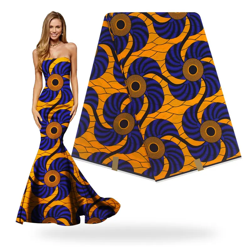 Ankara African wax prints fabric 100% Cotton Nigerian Holland wax fabric 6 yards of African fabric H18101501
Ankara African wax prints fabric 100% Cotton Nigerian Holland wax fabric 6 yards of African fabric H18101501