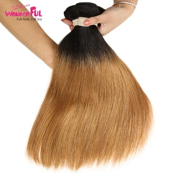 WA...Wonderful Brazilian Straight Hair 2 Tone color 1b/27 Omber Human Hair 1/3/4 Bundles Non Remy Hair Extensions
WA...Wonderful Brazilian Straight Hair 2 Tone color 1b/27 Omber Human Hair 1/3/4 Bundles Non Remy Hair Extensions