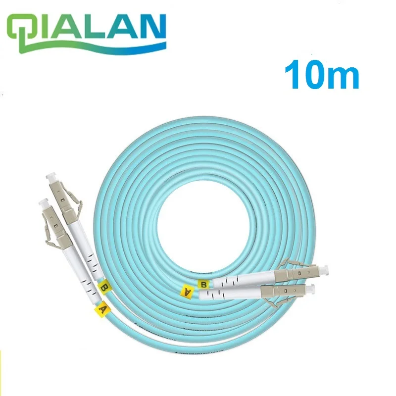 

10m LC SC FC ST UPC OM3 Fiber Optic Patch Cable Duplex Jumper 2 Core Patch Cord Multimode 2.0mm Optical Fiber Patchcord