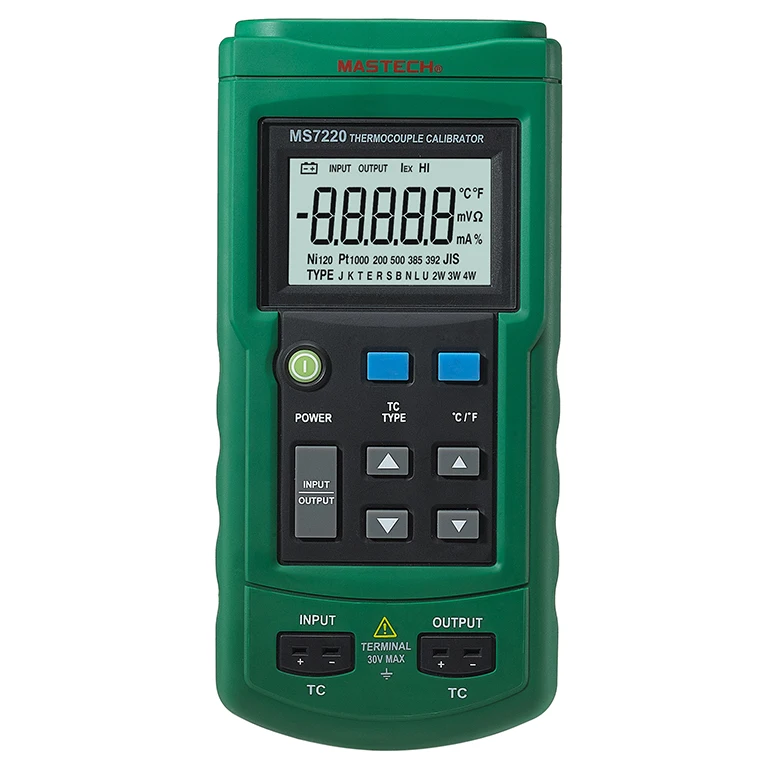 MASTECH MS7220 THERMOCOUPLE CALIBRATOR compared with 714