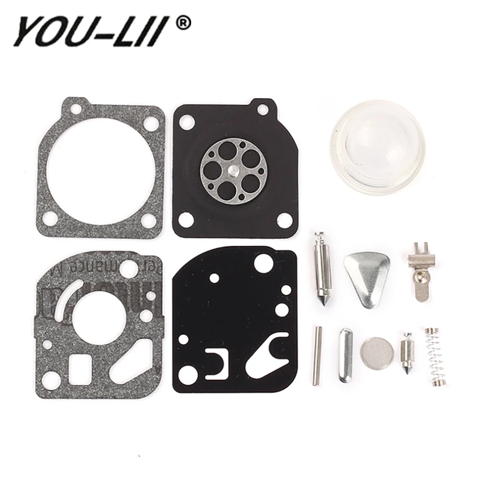YOULII RB-47 ZAMA C1Q C1U Carb Kit for Poulan WeedEater Craftsman Trimmers Blowers Carburetor
YOULII RB-47 ZAMA C1Q C1U Carb Kit for Poulan WeedEater Craftsman Trimmers Blowers Carburetor