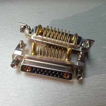 D-SUB High Current 15Pin Connector 17W2 Bending Type Female Adapter with 2Pin Bracket Gold-Plated
D-SUB High Current 15Pin Connector 17W2 Bending Type Female Adapter with 2Pin Bracket Gold-Plated