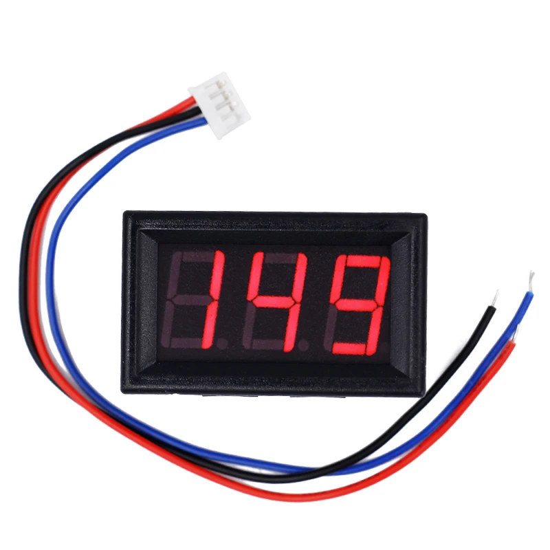New arrival 0.56" 3 wires DC 25-500V LED green red digital Voltmeter panel voltage meter tester for car 43%off
New arrival 0.56" 3 wires DC 25-500V LED green red digital Voltmeter panel voltage meter tester for car 43%off
