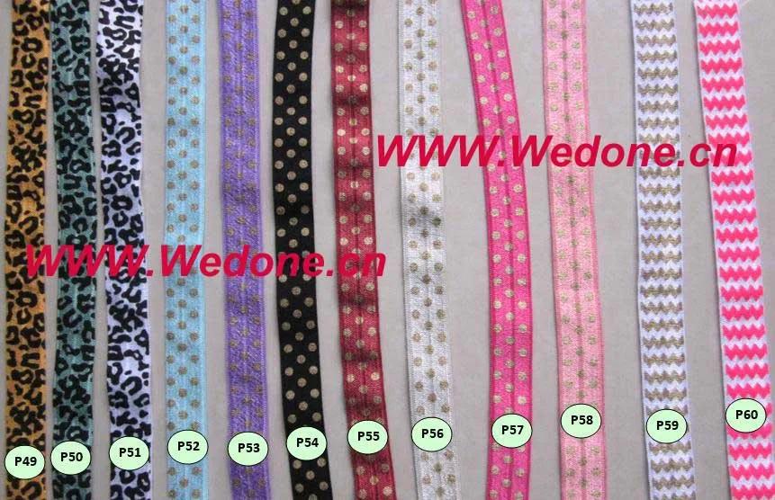 100yards Mixed 10colors Chevron Polka Dot Animal Print Foldover Elastic FOE Elastic Ribbon for DIY Headwear Hair Accessories
100yards Mixed 10colors Chevron Polka Dot Animal Print Foldover Elastic FOE Elastic Ribbon for DIY Headwear Hair Accessories