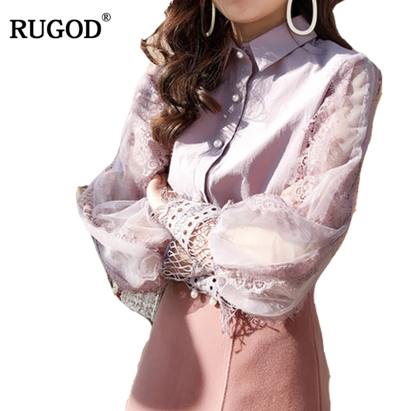 Фото RUGOG стильная женская блузка 2018 Новое поступление весна лето осень рубашка | Отзывы и видеообзор (32858902308)