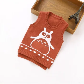 Cartoon Pattern Baby Sweater Waistcoat Baby Boy Vest Infant Autumn Spring Outfit O-Neck Knitted Clothes for 1-4T
Cartoon Pattern Baby Sweater Waistcoat Baby Boy Vest Infant Autumn Spring Outfit O-Neck Knitted Clothes for 1-4T