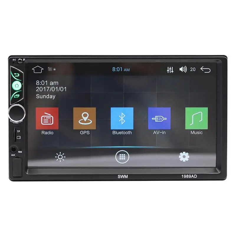 New 7 Inch High-Definition Touch Screen Car Bluetooth Mp5 Player Car Double Spindle GPS Navigation Integrated Model 1989AD 
New 7 Inch High-Definition Touch Screen Car Bluetooth Mp5 Player Car Double Spindle GPS Navigation Integrated Model 1989AD