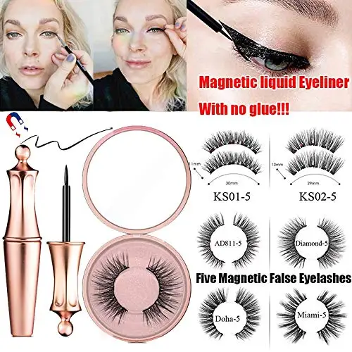 Magnetic Liquid Eyeliner Magnetic False Eyelashes Tweezer Set Collection Magnetic Liquid Eyeliner Handmade False Eyelashes #KS02
Magnetic Liquid Eyeliner Magnetic False Eyelashes Tweezer Set Collection Magnetic Liquid Eyeliner Handmade False Eyelashes #KS02