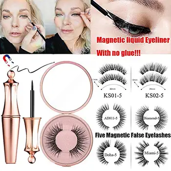 Magnetic Liquid Eyeliner Magnetic False Eyelashes Tweezer Set Collection Magnetic Liquid Eyeliner Handmade False Eyelashes #KS02
Magnetic Liquid Eyeliner Magnetic False Eyelashes Tweezer Set Collection Magnetic Liquid Eyeliner Handmade False Eyelashes #KS02