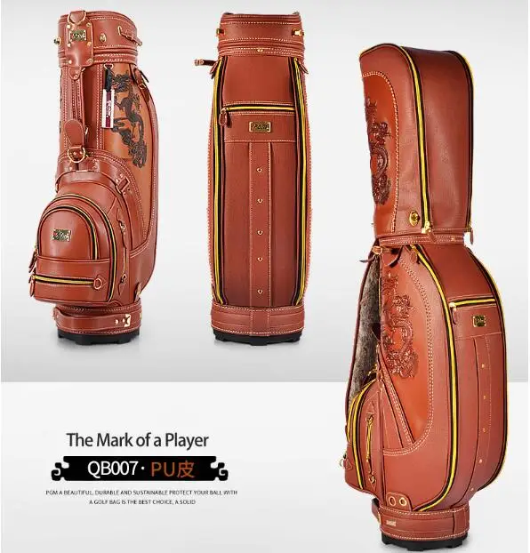 PGM 2017 New Golf bag Top quality Golf Dragon pattern bag PU Golf clubs bag in choice 9.5 inch HONMA Golf Cart bag
PGM 2017 New Golf bag Top quality Golf Dragon pattern bag PU Golf clubs bag in choice 9.5 inch HONMA Golf Cart bag