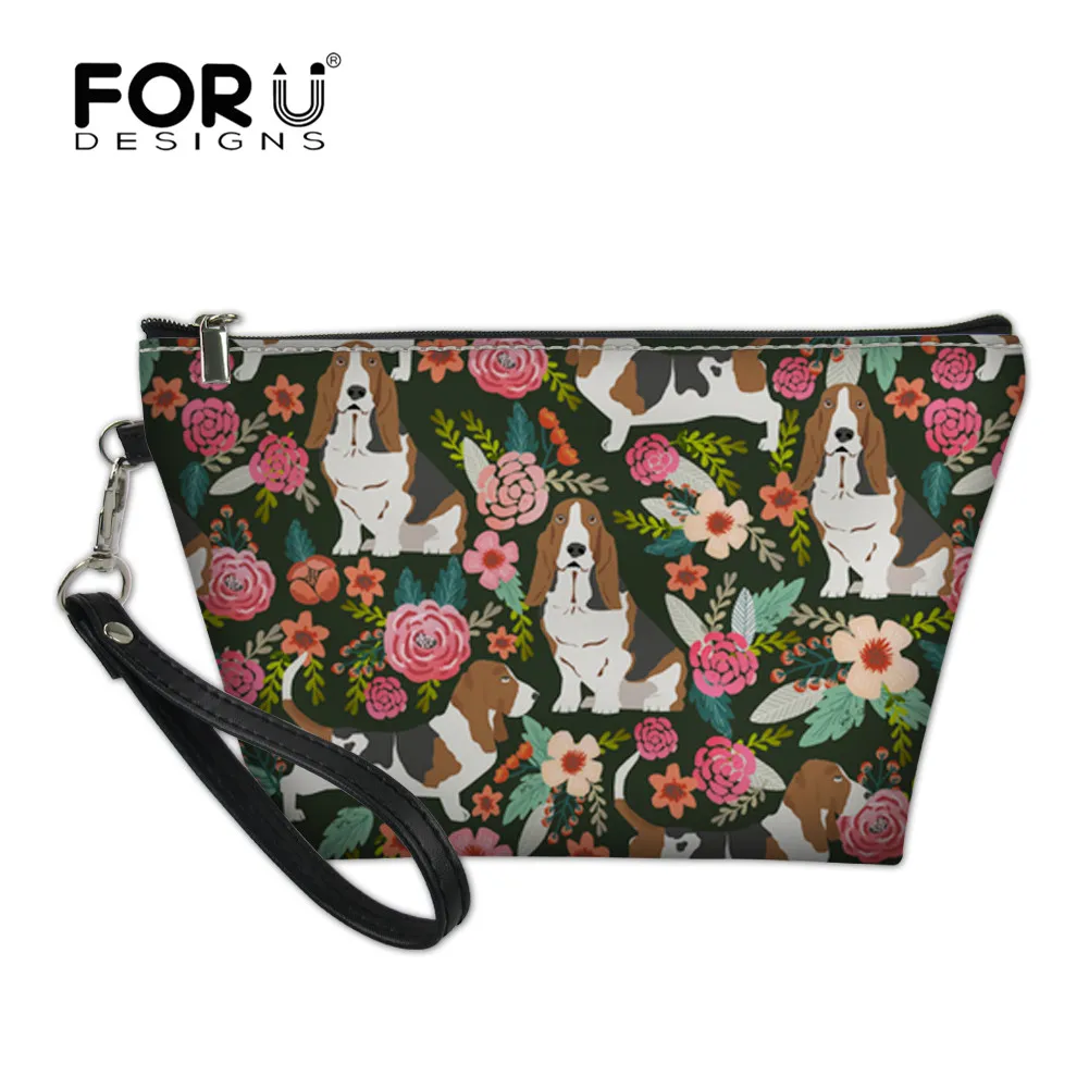 FORUDESIGNS Women Cosmetic Bag Floral Basset Hound Print Toiletry Kit Makeup Case Travel Necessity Beauty Wash Pouch Storage Bag
FORUDESIGNS Women Cosmetic Bag Floral Basset Hound Print Toiletry Kit Makeup Case Travel Necessity Beauty Wash Pouch Storage Bag