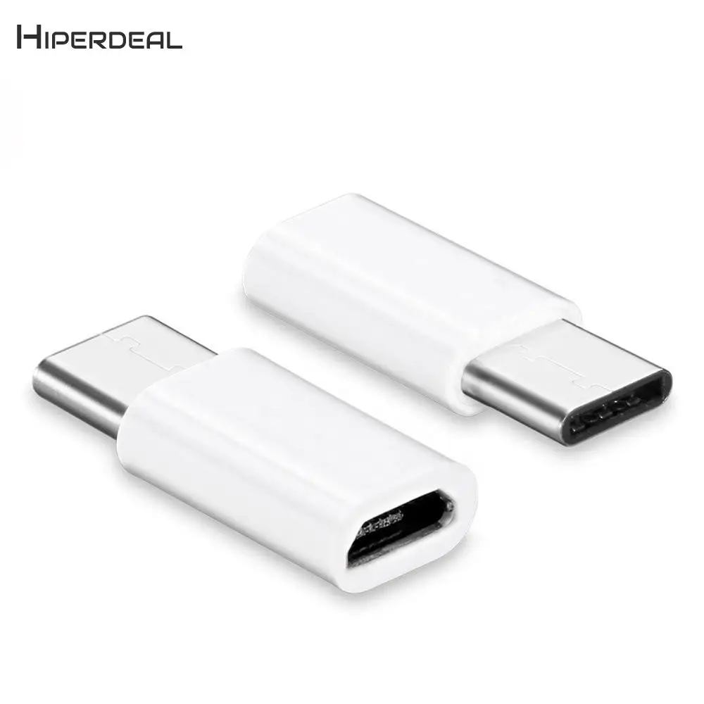 HIPERDEAL 2 шт USB к Type-C адаптер конвертер данных зарядный для смартфонов