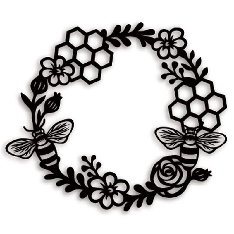 Ufurty Metal Cutting Dies Honeycomb Bee Circle Stitched DIY Scrapbooking Stamps Craft Embossing Die Cut Making Stencil Template
Ufurty Metal Cutting Dies Honeycomb Bee Circle Stitched DIY Scrapbooking Stamps Craft Embossing Die Cut Making Stencil Template