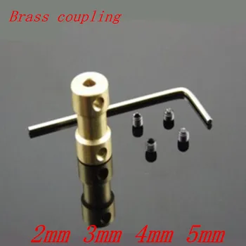 2pcs/lot 2mm 3mm 4mm 5mm Shaft Coupling Motor Connector Brass Joint For RC With Screws
2pcs/lot 2mm 3mm 4mm 5mm Shaft Coupling Motor Connector Brass Joint For RC With Screws