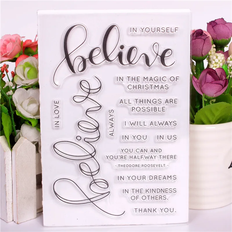 Transparent Clear DIY stamp Silicone Seals Scrapbooking / Card Making/Photo Album Decoration English word text 1
Transparent Clear DIY stamp Silicone Seals Scrapbooking / Card Making/Photo Album Decoration English word text 1