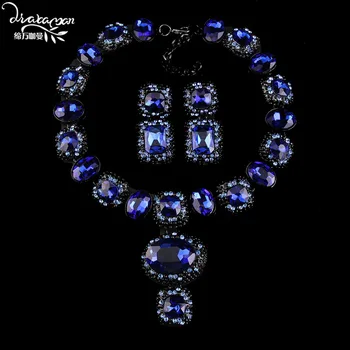 Dvacaman Brand Luxury Female Bijoux Crystal Indian Wedding Bridal Choker Statement Jewelry Sets Collar Accessories Christmas A29
Dvacaman Brand Luxury Female Bijoux Crystal Indian Wedding Bridal Choker Statement Jewelry Sets Collar Accessories Christmas A29
