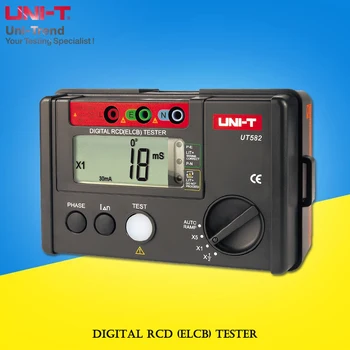 UNI-T UT582 Digital RCD (ELCB) Tester; Leakage Protection Switch Tester / Digital Hold / FUSE Protection
UNI-T UT582 Digital RCD (ELCB) Tester; Leakage Protection Switch Tester / Digital Hold / FUSE Protection