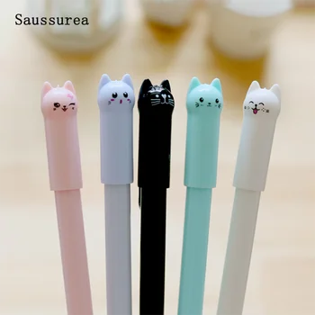 2pc Cartoon Cat Pen Cute Pendulum Cat Pen Kawaii Cap Cat Black Ink Signature Pen Student Office School Supplies Stationery 0.5mm
2pc Cartoon Cat Pen Cute Pendulum Cat Pen Kawaii Cap Cat Black Ink Signature Pen Student Office School Supplies Stationery 0.5mm