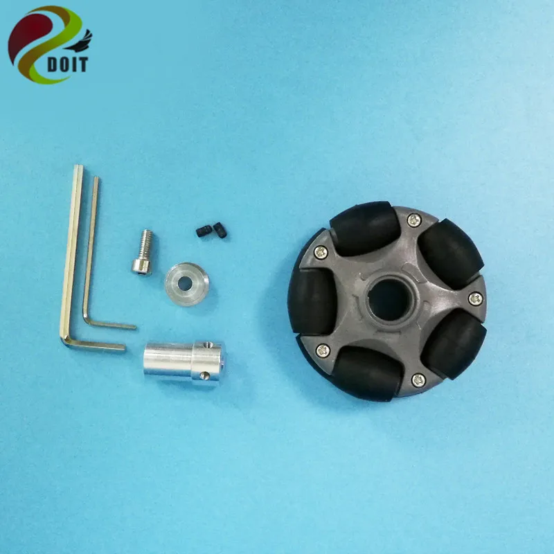 DOIT 4pcs/lot 58mm Omni Wheel for Arduino Robot Kit L E G O NXT and Servo Motor with Plastic Universal Hubs for DIY/ Robot study
DOIT 4pcs/lot 58mm Omni Wheel for Arduino Robot Kit L E G O NXT and Servo Motor with Plastic Universal Hubs for DIY/ Robot study