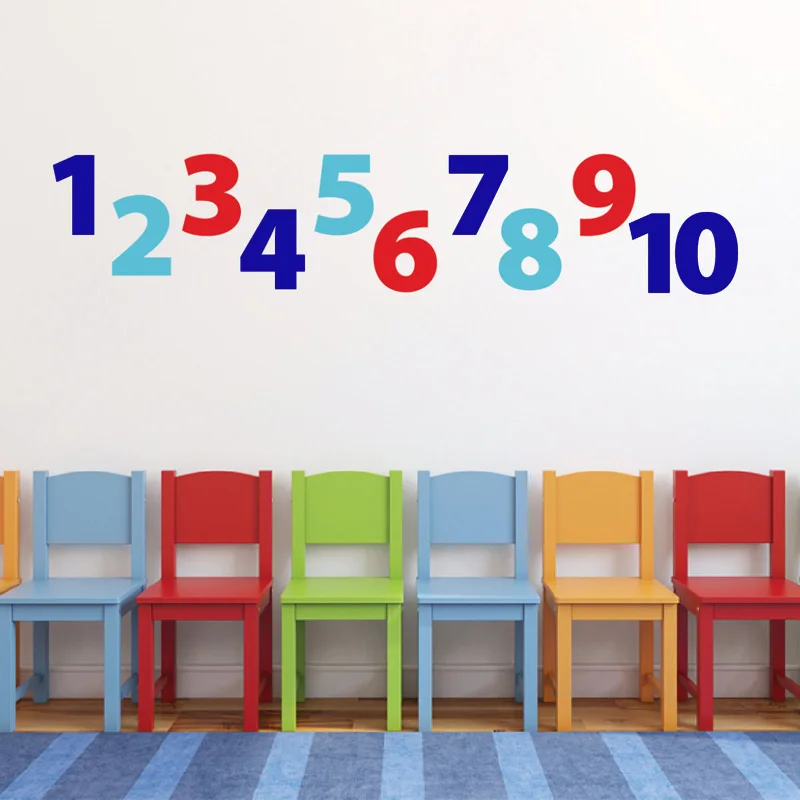 Number wall decals for kids Playroom Vinyl decal Children's Wall stickers 123 numbers for kids DIY kindergarten Sticker F834
Number wall decals for kids Playroom Vinyl decal Children's Wall stickers 123 numbers for kids DIY kindergarten Sticker F834