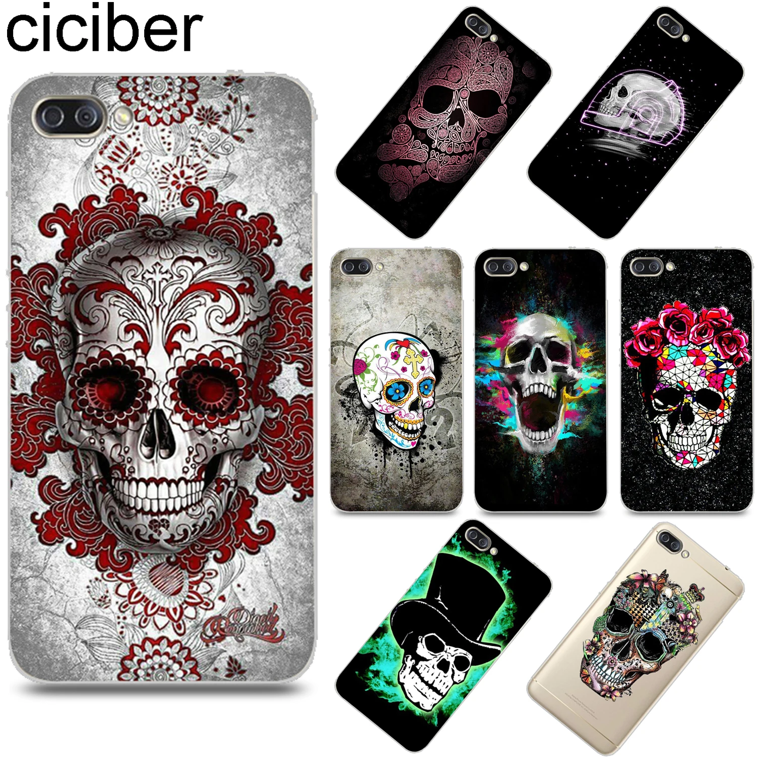 ciciber Sugar Skull Cover for ASUS Zenfone 4 Max Plus Pro ZC554KL ZC520KL Soft TPU Phone Case Coque for ASUS ZenFone Go ZB500KL
ciciber Sugar Skull Cover for ASUS Zenfone 4 Max Plus Pro ZC554KL ZC520KL Soft TPU Phone Case Coque for ASUS ZenFone Go ZB500KL