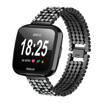 Replacement Rhinestones Watchband For Fitbit Versa Adjustable Bling Diamond Bracelet for Fitbit Versa Smartwatch Accessories
Replacement Rhinestones Watchband For Fitbit Versa Adjustable Bling Diamond Bracelet for Fitbit Versa Smartwatch Accessories