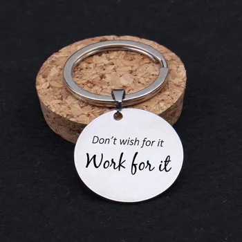 Stamped Don't For It Work For It Keychain Bag Charm Key Holder For Best Friends Family Keyring Gifts Car Key Tag
Stamped Don't For It Work For It Keychain Bag Charm Key Holder For Best Friends Family Keyring Gifts Car Key Tag