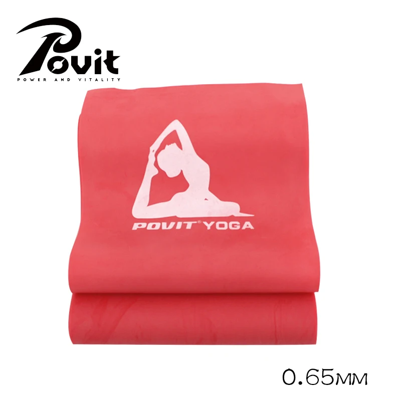 POVIT 0.65mm 1.8m Elastic Yoga Pilates Resistance Band Crossfit Fitness Equipment Latex Band For Sports Workout Gym Training
POVIT 0.65mm 1.8m Elastic Yoga Pilates Resistance Band Crossfit Fitness Equipment Latex Band For Sports Workout Gym Training