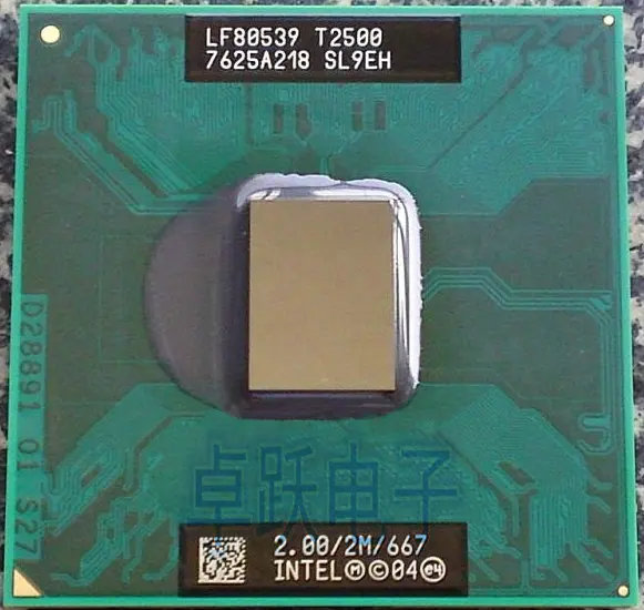 Original for Intel Core Duo T2500 CPU (2M Cache,2.0GHz,667MHz FSB Dual-Core Laptop processor for 945 chipset
Original for Intel Core Duo T2500 CPU (2M Cache,2.0GHz,667MHz FSB Dual-Core Laptop processor for 945 chipset