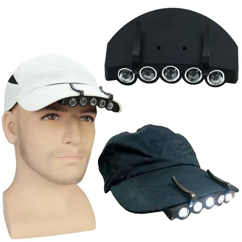 Clip-On 5 LED Night Light Camp Fishing Camping Head Light work Head Lamp LED Cap Light Great Riding Fishing Outdoor Activities
Clip-On 5 LED Night Light Camp Fishing Camping Head Light work Head Lamp LED Cap Light Great Riding Fishing Outdoor Activities