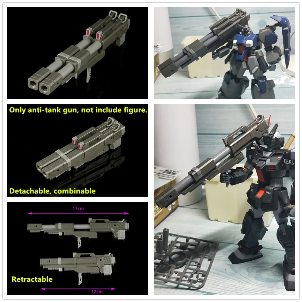 A model Hyper Bazooka Anti-tank gun for Bandai MG 1/100 Gundam common used Sinanju Strike Freedom Astray Etc DK001
A model Hyper Bazooka Anti-tank gun for Bandai MG 1/100 Gundam common used Sinanju Strike Freedom Astray Etc DK001