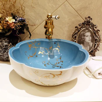 Europe Style China Artistic Handmade Flower Shape Counter top Ceramic Bathroom Vessel Sink hand washing sink
Europe Style China Artistic Handmade Flower Shape Counter top Ceramic Bathroom Vessel Sink hand washing sink