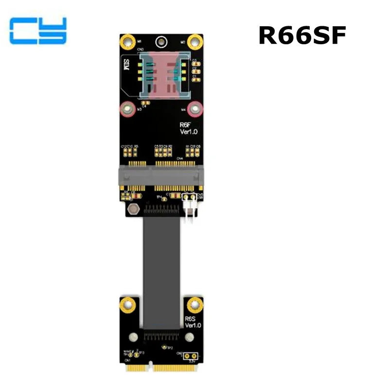 Riser WiFi Mini PCI-e wi-fi WAN mpcie To mPCIe PCIe extender mSATA Card adapter extension ribbon Cable 8Gbps 20cm 5cm | Компьютеры и