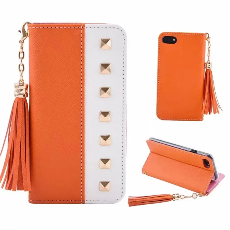 Hot Fashion 3D Rivet Studed Card Slot Flip Wallet Leather Case Cover With Tassel Pendant For Samsung Galaxy Note 9 S9 S8 Plus
Hot Fashion 3D Rivet Studed Card Slot Flip Wallet Leather Case Cover With Tassel Pendant For Samsung Galaxy Note 9 S9 S8 Plus