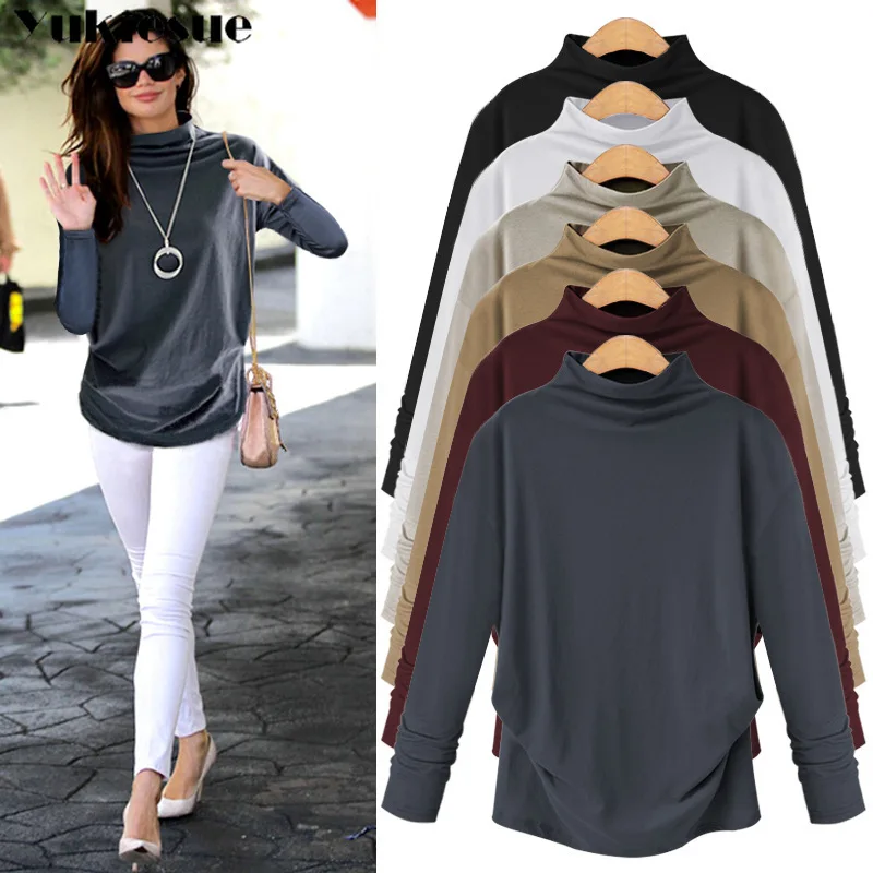 vintage women's tshirt top turleneck long sleeve female T-shirt T-shirts for women t shirt woman tee shirt tops plus size 5XL
vintage women's tshirt top turleneck long sleeve female T-shirt T-shirts for women t shirt woman tee shirt tops plus size 5XL