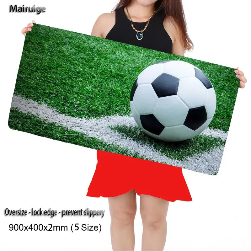 Football Large Mouse Pad 900*400 Speed Keyboards Mat Rubber Gaming Mousepad Desk Mat for Game Player Desktop PC Computer Laptop
Football Large Mouse Pad 900*400 Speed Keyboards Mat Rubber Gaming Mousepad Desk Mat for Game Player Desktop PC Computer Laptop