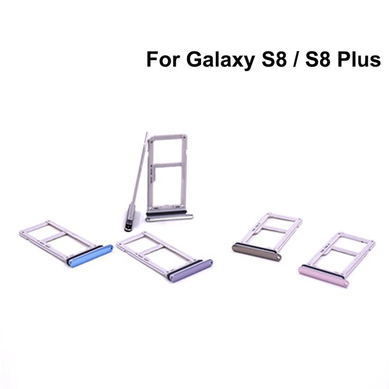 For Samsung Galaxy S8 SIM Card Tray Holder single dual card slot mobile phone SD Card Tray Holder Adapter for S8+ G9500 G9508
For Samsung Galaxy S8 SIM Card Tray Holder single dual card slot mobile phone SD Card Tray Holder Adapter for S8+ G9500 G9508