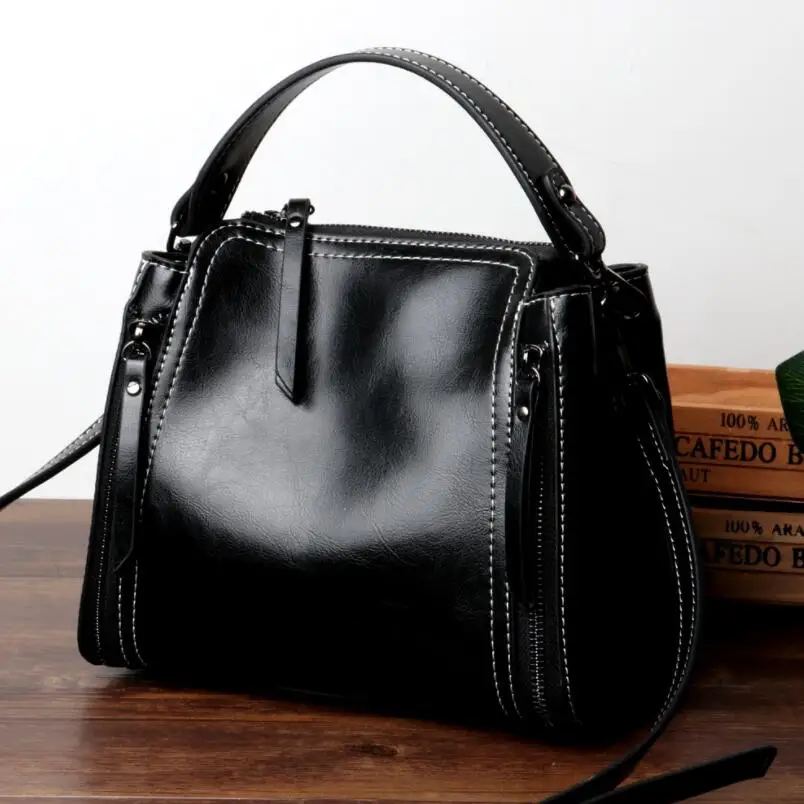 FoxTail & Lily Fashion Korean Style Wax Cowhide Bags Handbags Women Famous Brands Genuine Leather Tote Shoulder Crossbody Bags
FoxTail & Lily Fashion Korean Style Wax Cowhide Bags Handbags Women Famous Brands Genuine Leather Tote Shoulder Crossbody Bags
