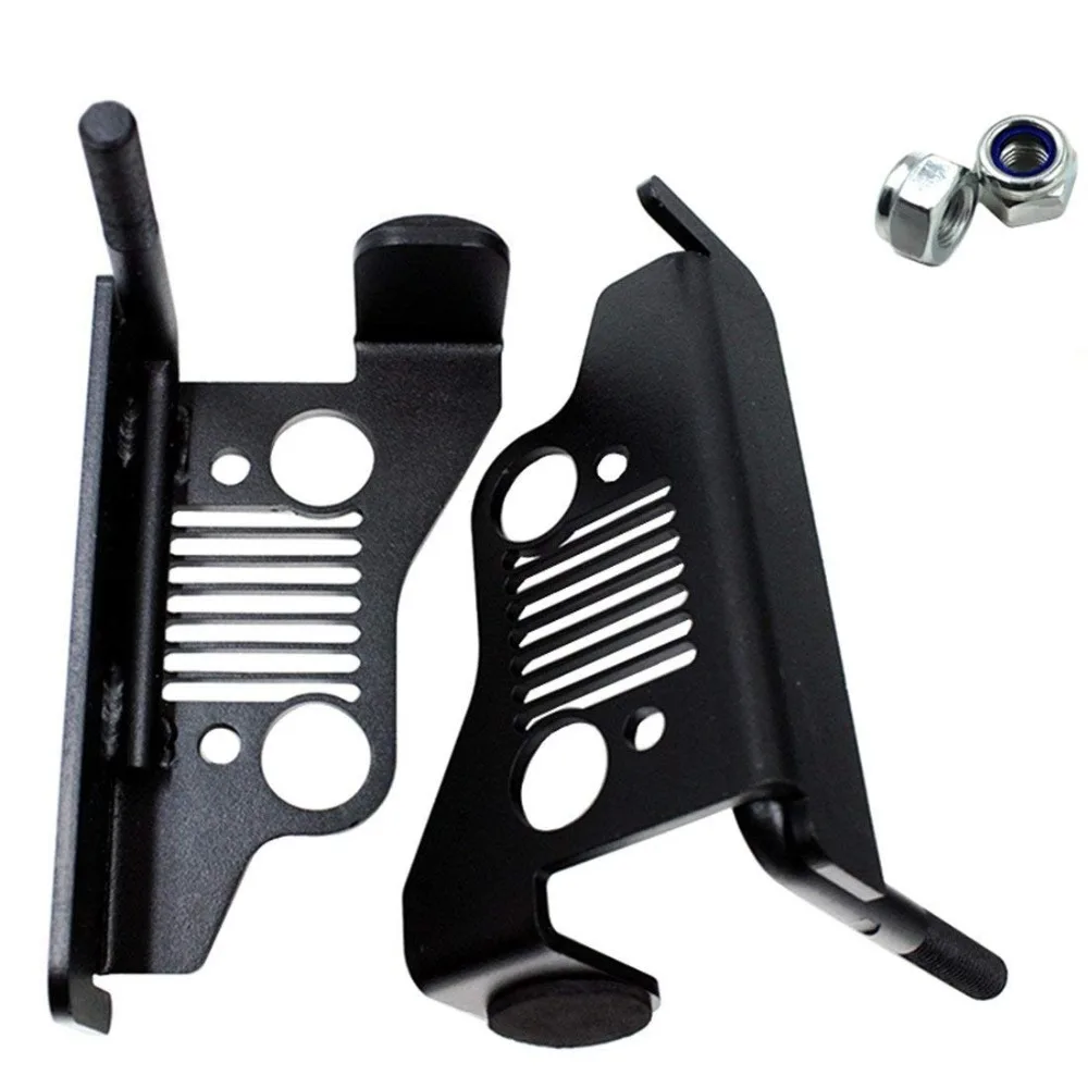 Solid Oxidized Iron Front Foot Pegs-Black Powder Coated Foot Rest Grille Kick Panel for 2007-2017 Jeep Wrangler Unlimited(1pair)
Solid Oxidized Iron Front Foot Pegs-Black Powder Coated Foot Rest Grille Kick Panel for 2007-2017 Jeep Wrangler Unlimited(1pair)