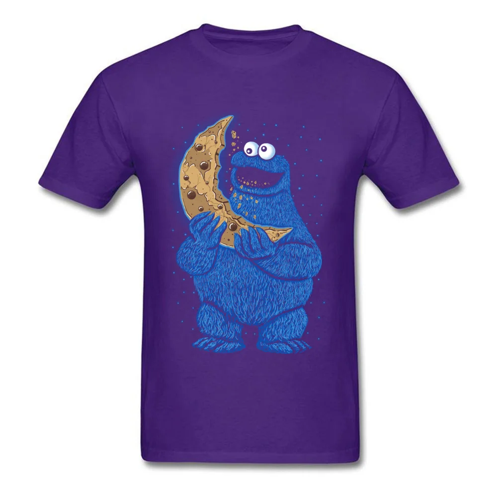 Cookie Moon Tops T Shirt 2018 New Fashion O-Neck Design Short Sleeve All Cotton Mens T-Shirt Casual T Shirt Free Shipping Cookie Moon purple