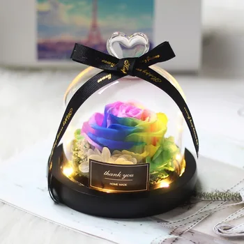 Mother Day Present Red Roses Decoration Beauty and the Beast with Wood Base Valentine's Day Gifts rose in the bulb Glass Dome
Mother Day Present Red Roses Decoration Beauty and the Beast with Wood Base Valentine's Day Gifts rose in the bulb Glass Dome