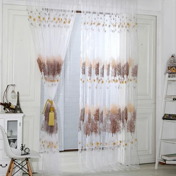 Chic Sheer Voile Curtains for Bedroom Wear Rod Style Modern Living Room Curtains AA
Chic Sheer Voile Curtains for Bedroom Wear Rod Style Modern Living Room Curtains AA