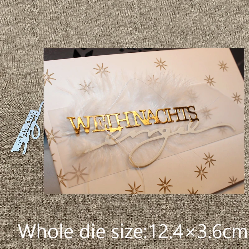 XLDesign Craft Metal Cutting Die cut dies German Christmas angel letters scrapbook Album Paper Card Craft Embossing die cut
XLDesign Craft Metal Cutting Die cut dies German Christmas angel letters scrapbook Album Paper Card Craft Embossing die cut